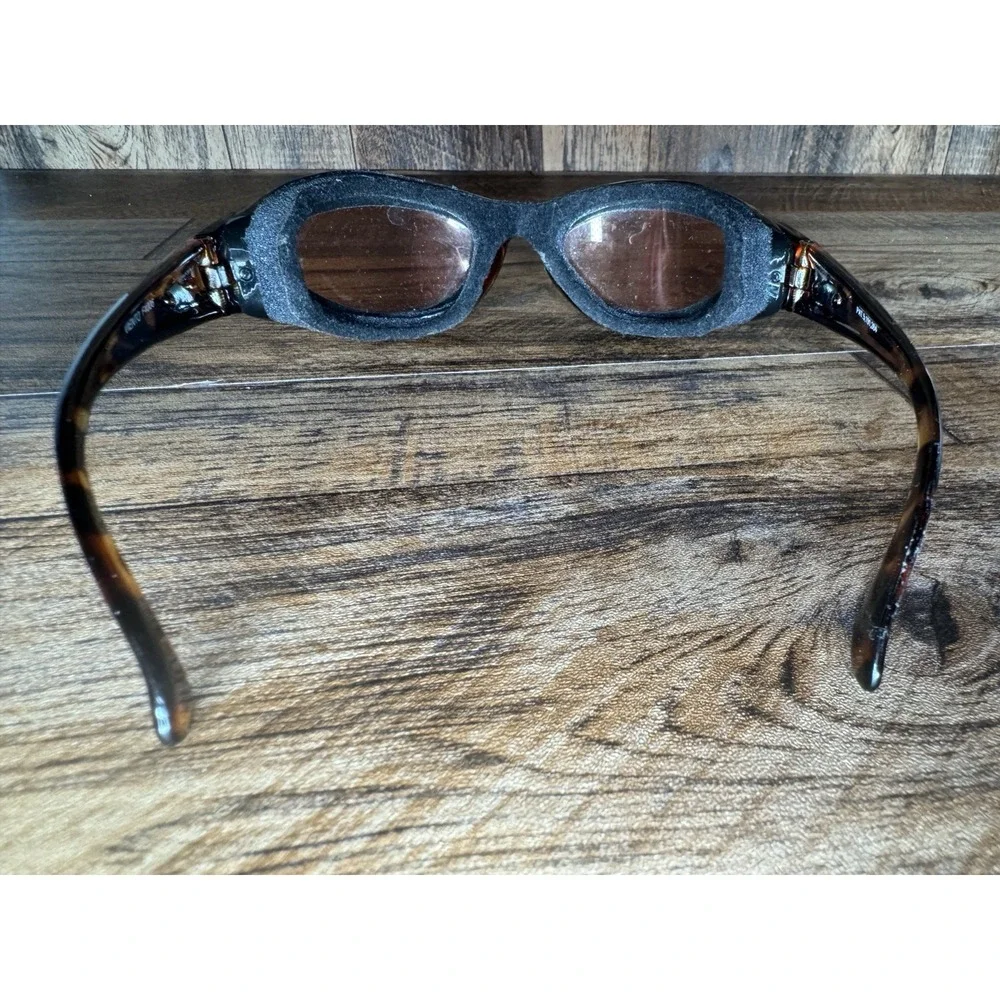 Panoptx Foam Lined Goggles Tortoiseshell Frame Amber Lenses